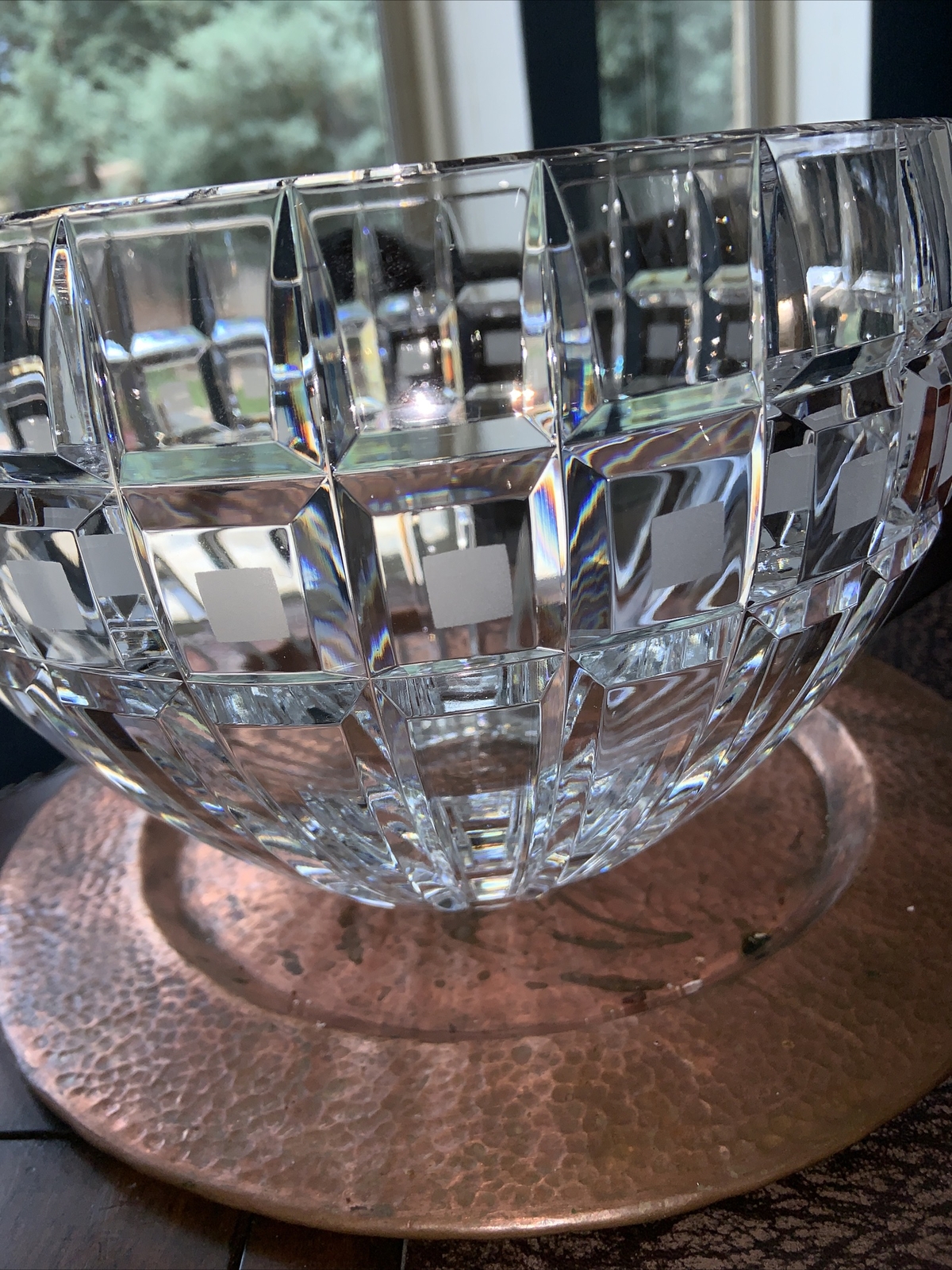Vintage Marquis Waterford Crystal Quadrata Large 10″ Bowl