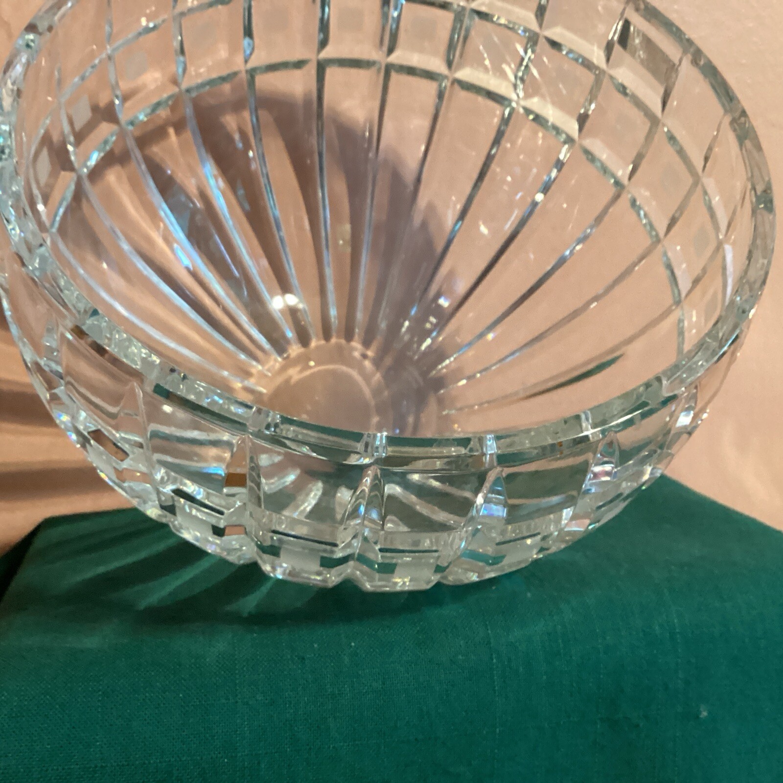 Beautiful Waterford Marquis Crystal QUADRATA Bowl 7.5″ Poland New