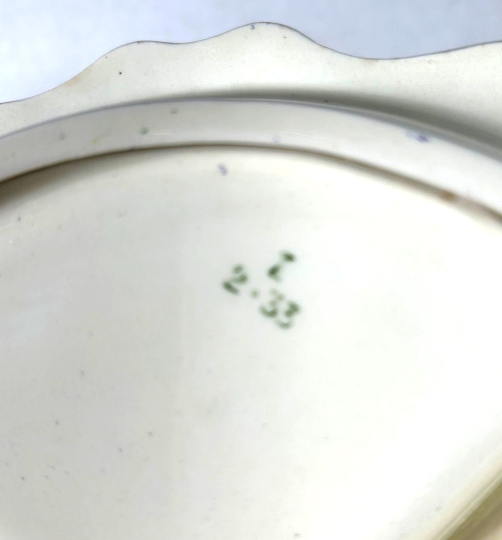 VTG Divided 4-Part Relish Dish Plate Bowl Empire Chintz “Delphi” England 8.5″