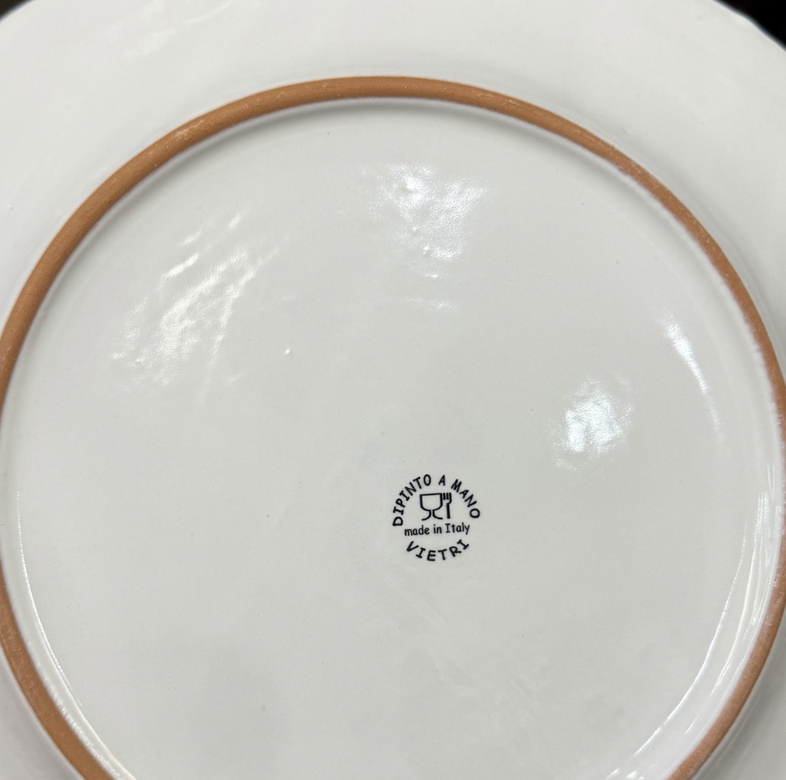 Vietri Pottery- Campagna Style Pattern 8 Inch Plate Made/Painted by hand-Italy