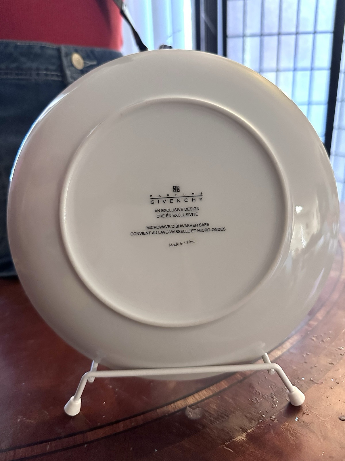 Four Piece Floral Decorated Givinchy Dinner Plates