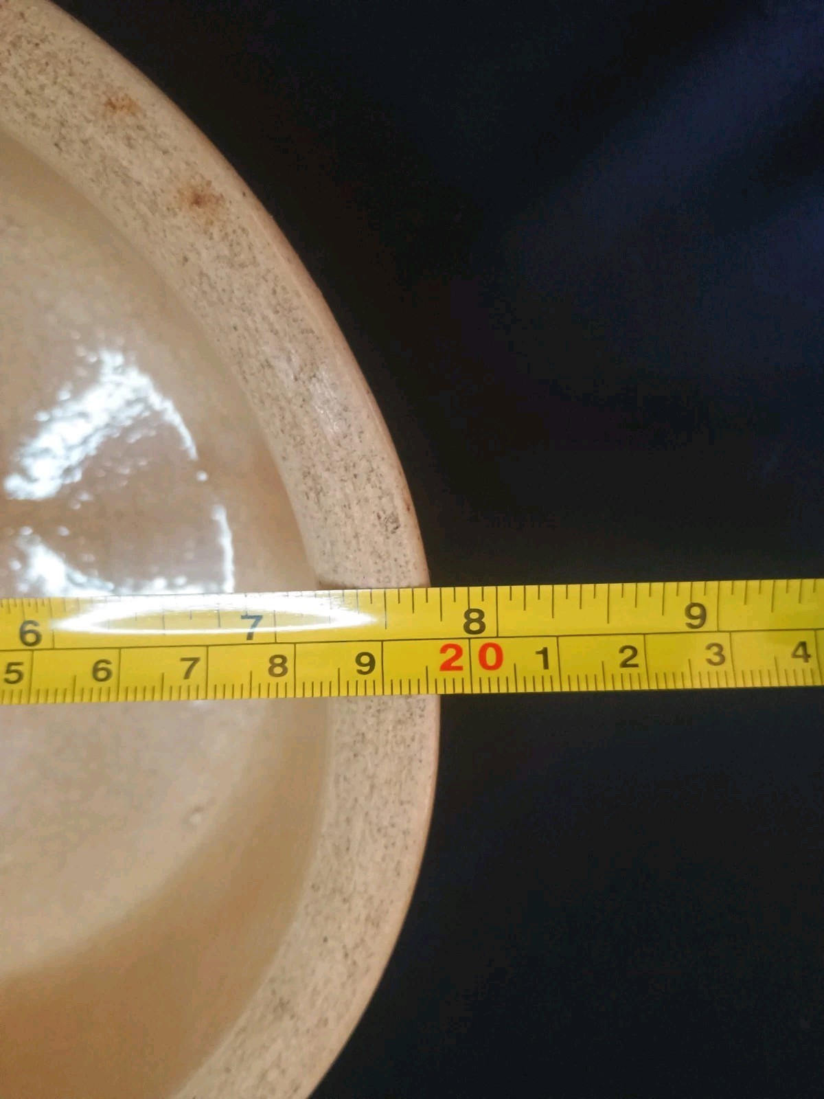 Dogbowl ROBINSON RANSBOTTOM POTTERY Roseville 7.75” Stoneware VTG