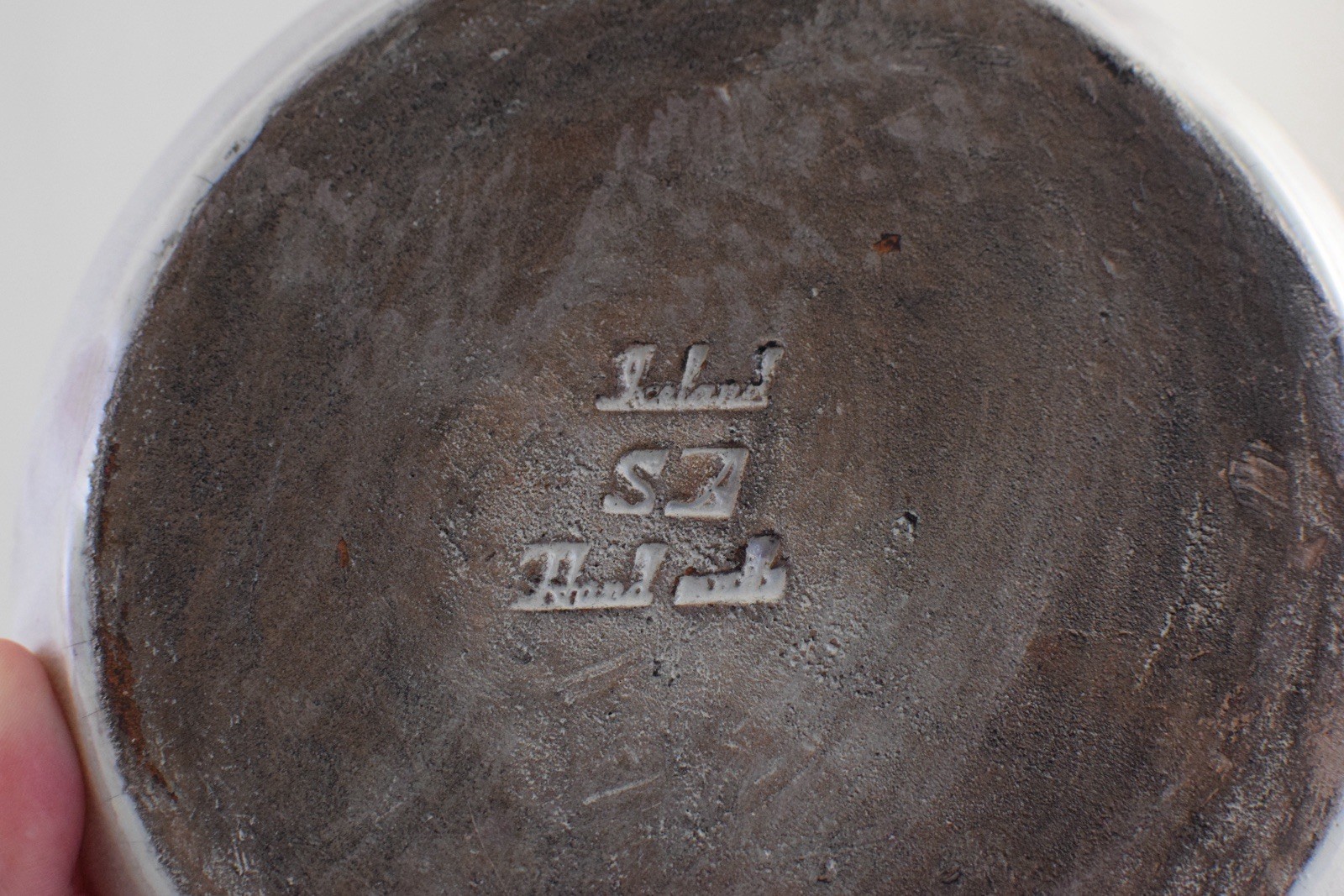 Iceland SA Pottery Sigurður Hákon Arnórsson Brutalist Bird Perched Lava 6” READ
