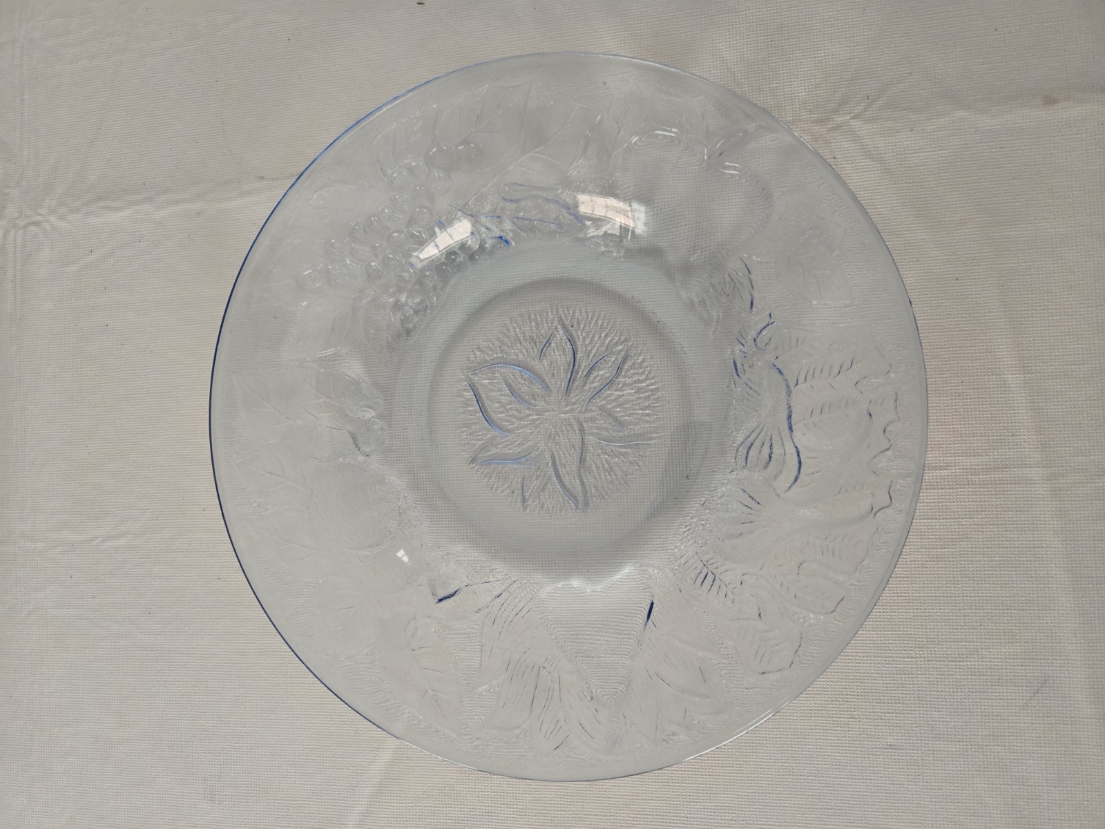 Vintage KIG Indonesia Ice Blue desert/ fruit/salad plates.