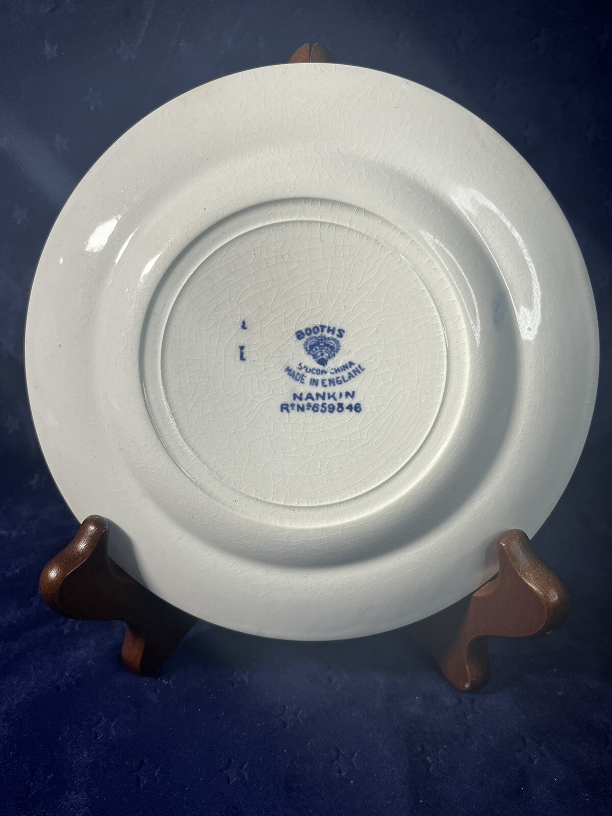 BOOTHS Vintage Set Of 4 Bread/Desert Plates NANKIN pattern English Silicon China