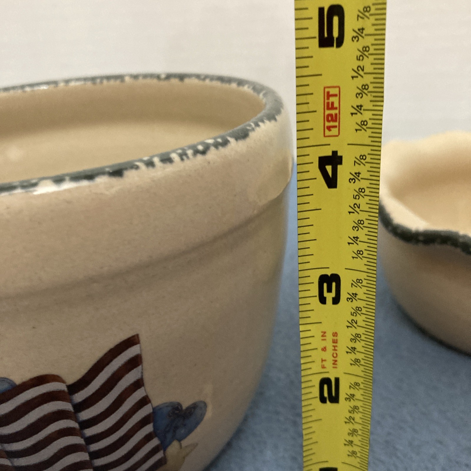 Home & Garden Party Ltd. US Flag “Land That I Love” Stoneware Party Dip Chiller