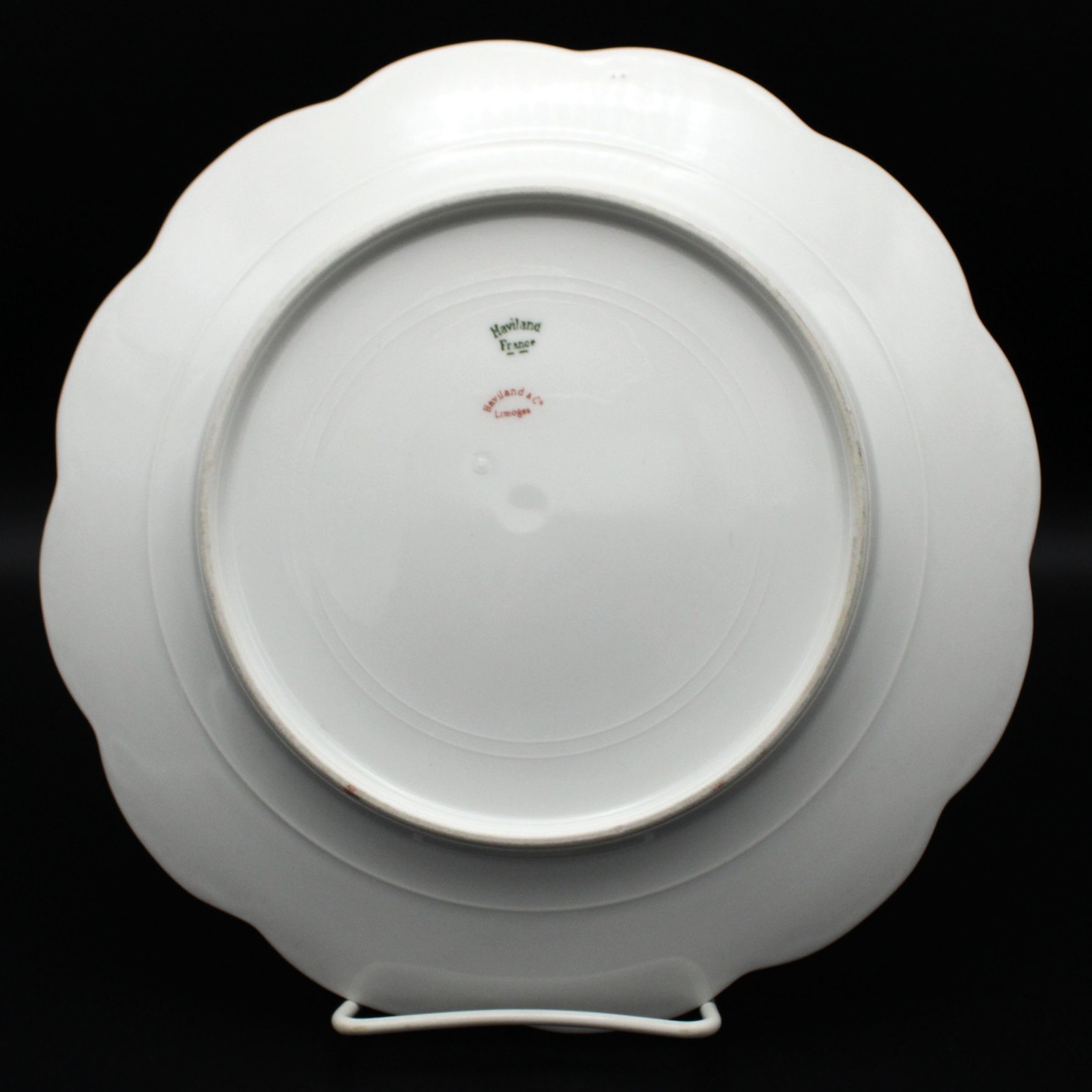 Haviland Limoges Princess Dinner Plate, Antique France, Schleiger 57B, 9 3/4″