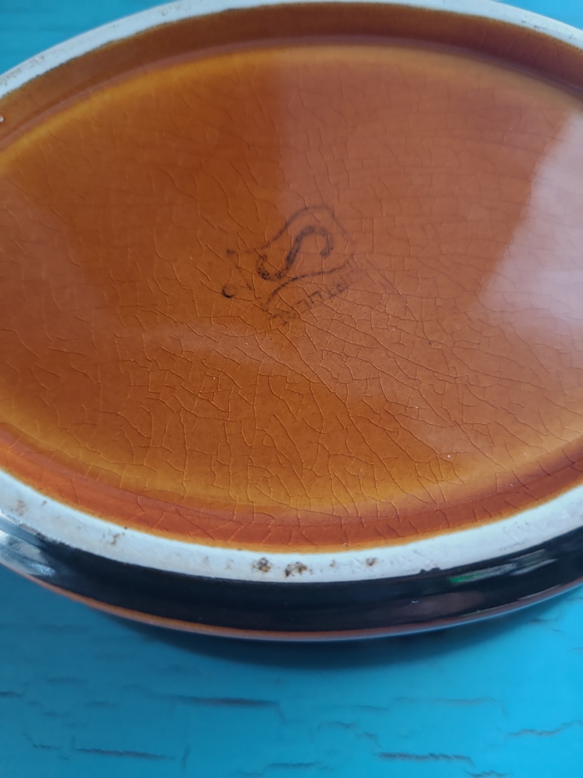 Vintage 1960s Secal Portugal Turkey On A Nest Majolica Casserole Dish