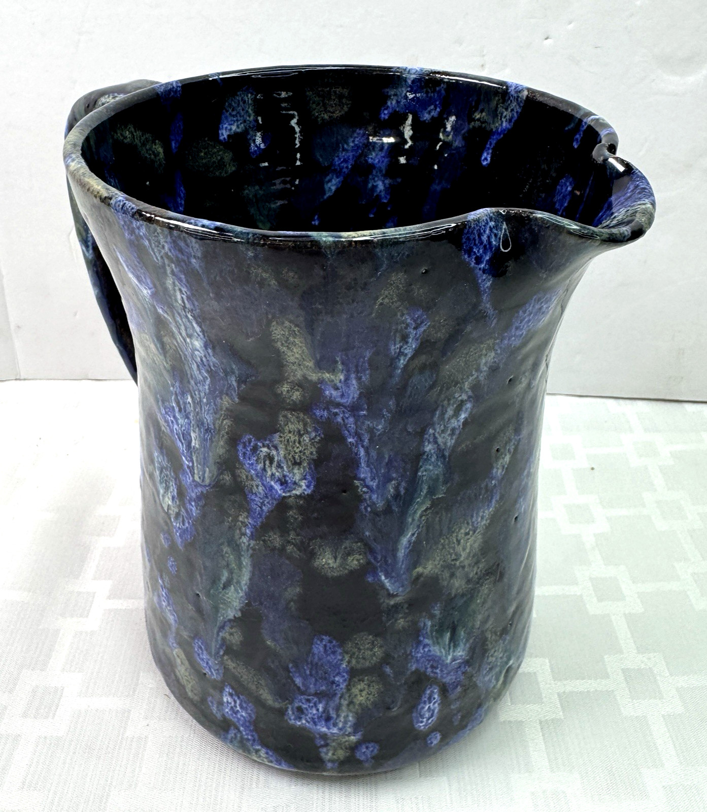 Vintage Cole Pottery Pitcher Kenneth George Sanford North Carolina Art Pottery