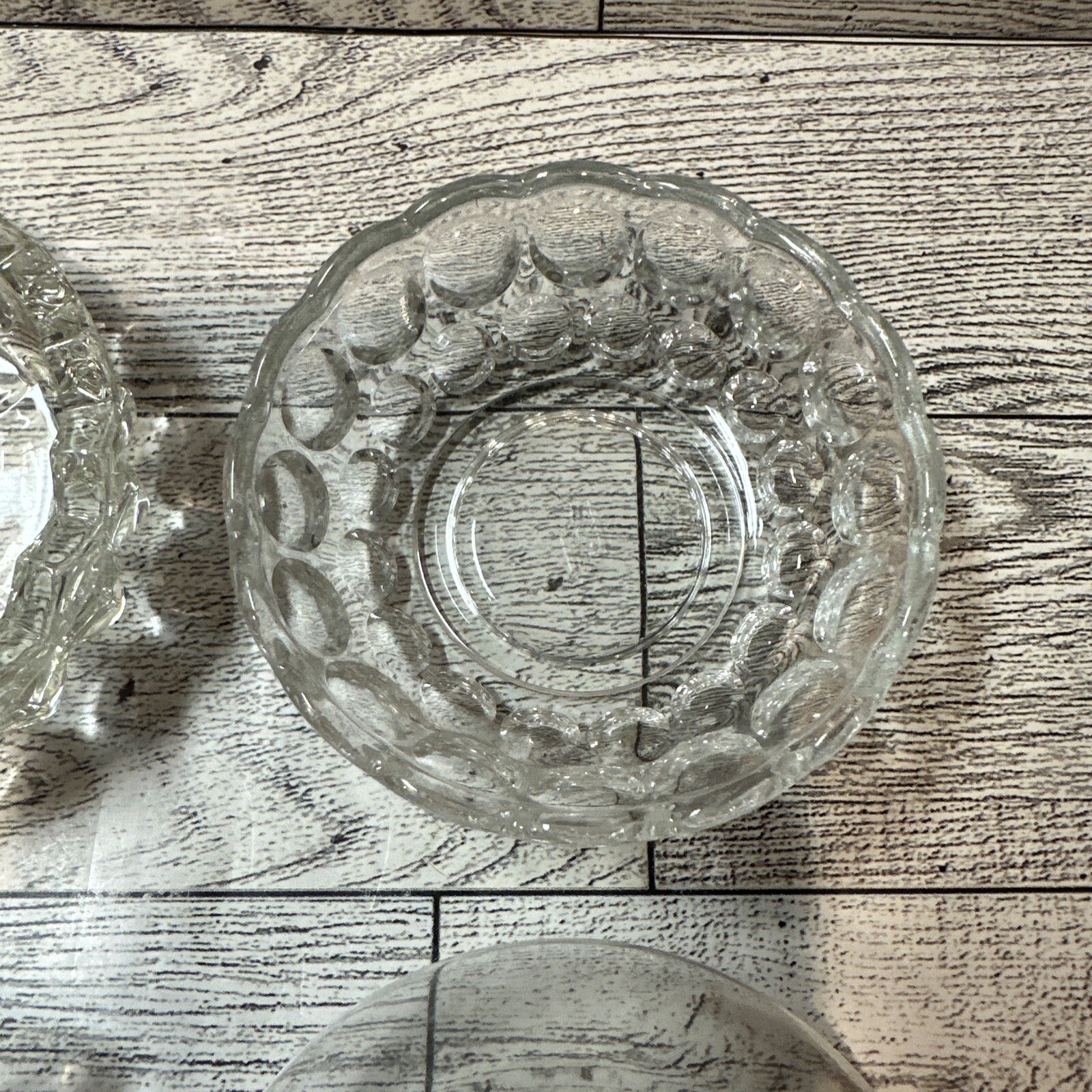 Assorted Clear Glass Bowls (Set of 4) Mixed Use 2.25″ to 3″ Size Range