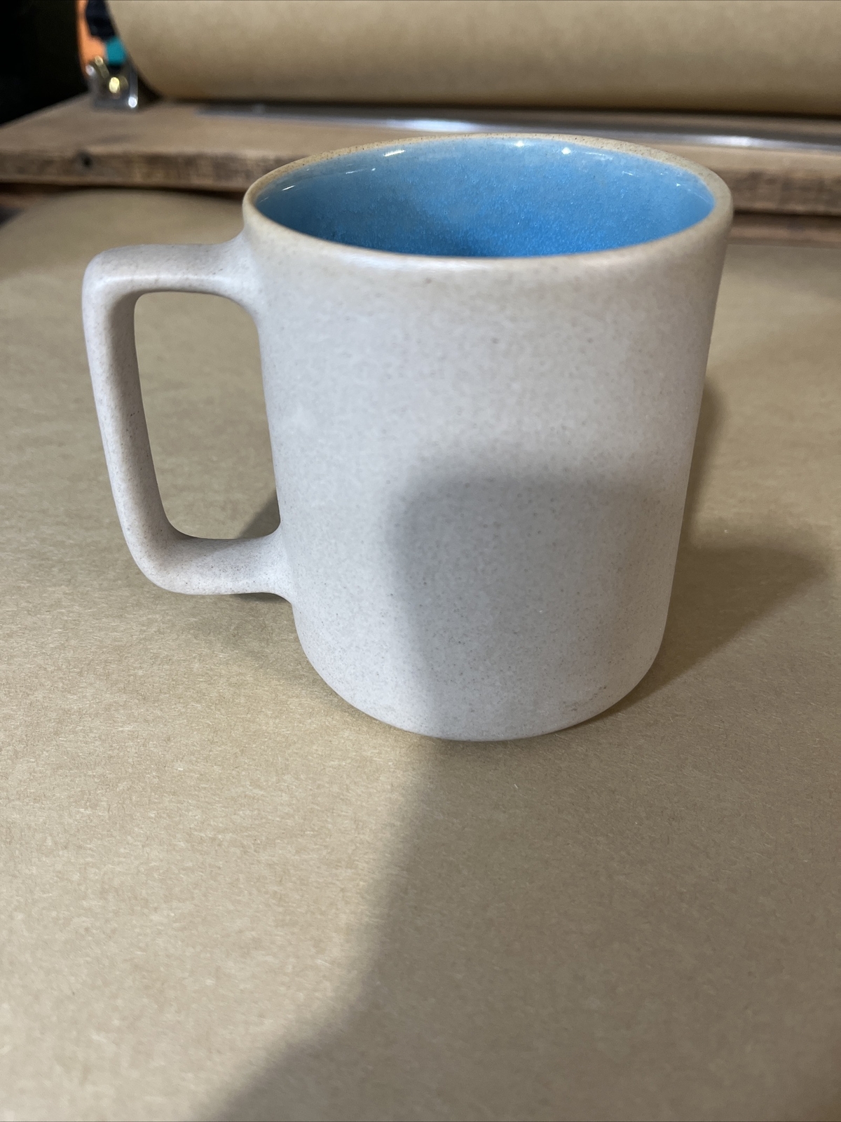 Pigeon Forge Pottery Pi Beta Phi Sorority Mug Gray Blue made in TN