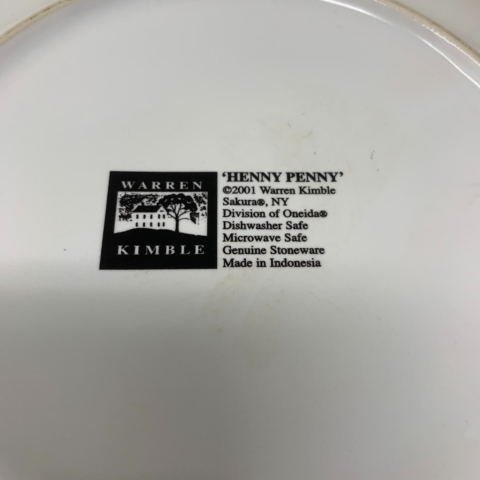 Vintage Lot 4 Sakura x Warren Kimble Henny Penny Rooster Chicken Salad Plates 8″