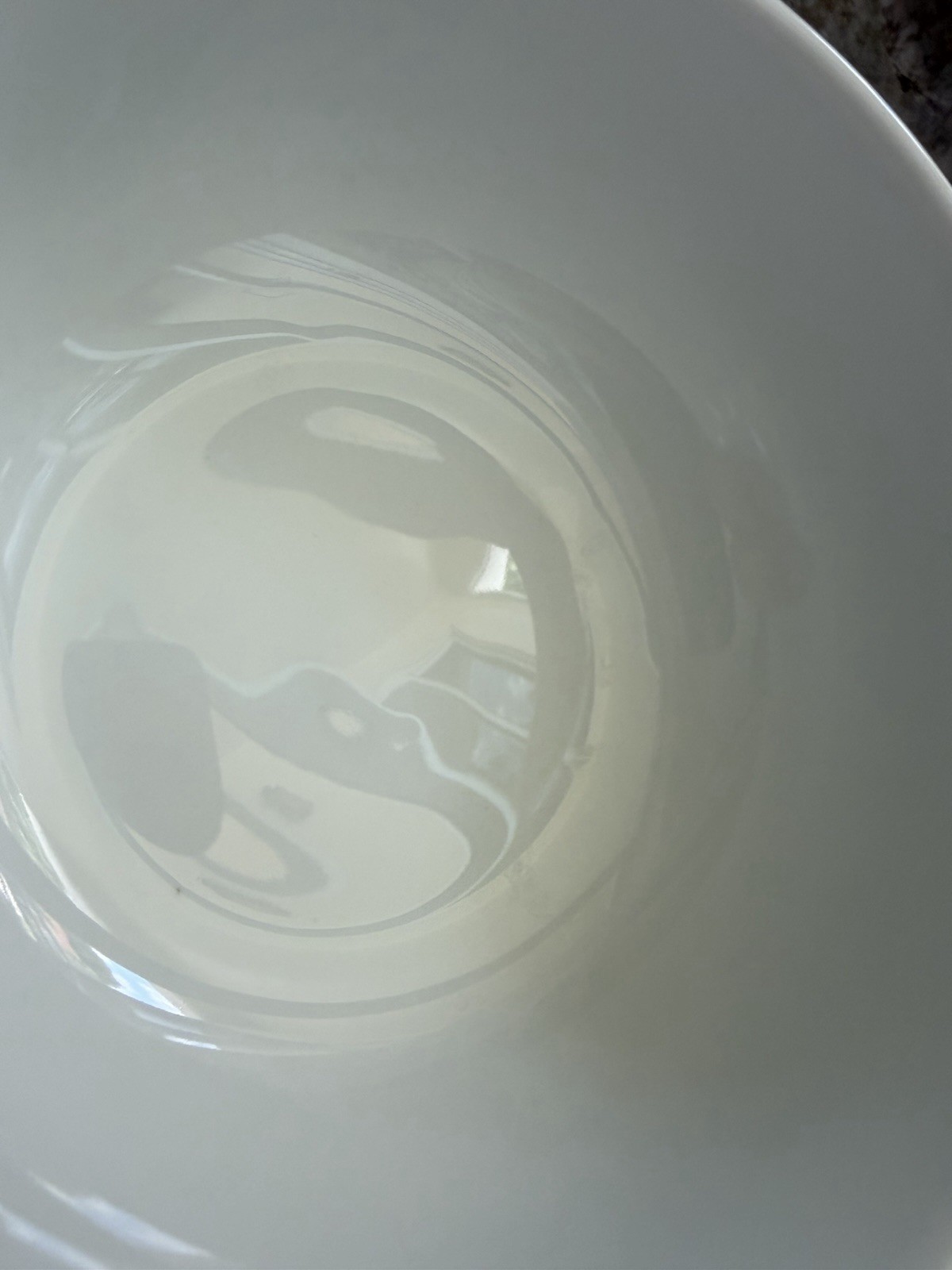 Crate & Barrel Blue Spiral Spal Porcelain Set of 6 Cereal Soup Bowls Portugal
