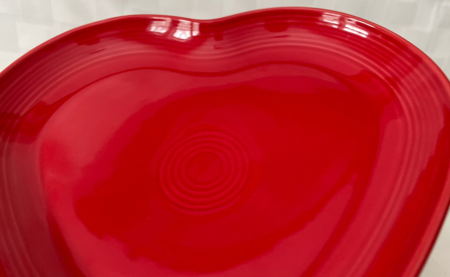 Fiesta 9″ Heart Shaped Plate 1st & 2nd Retired – CHOOSE COLOR – Valentine’s Day