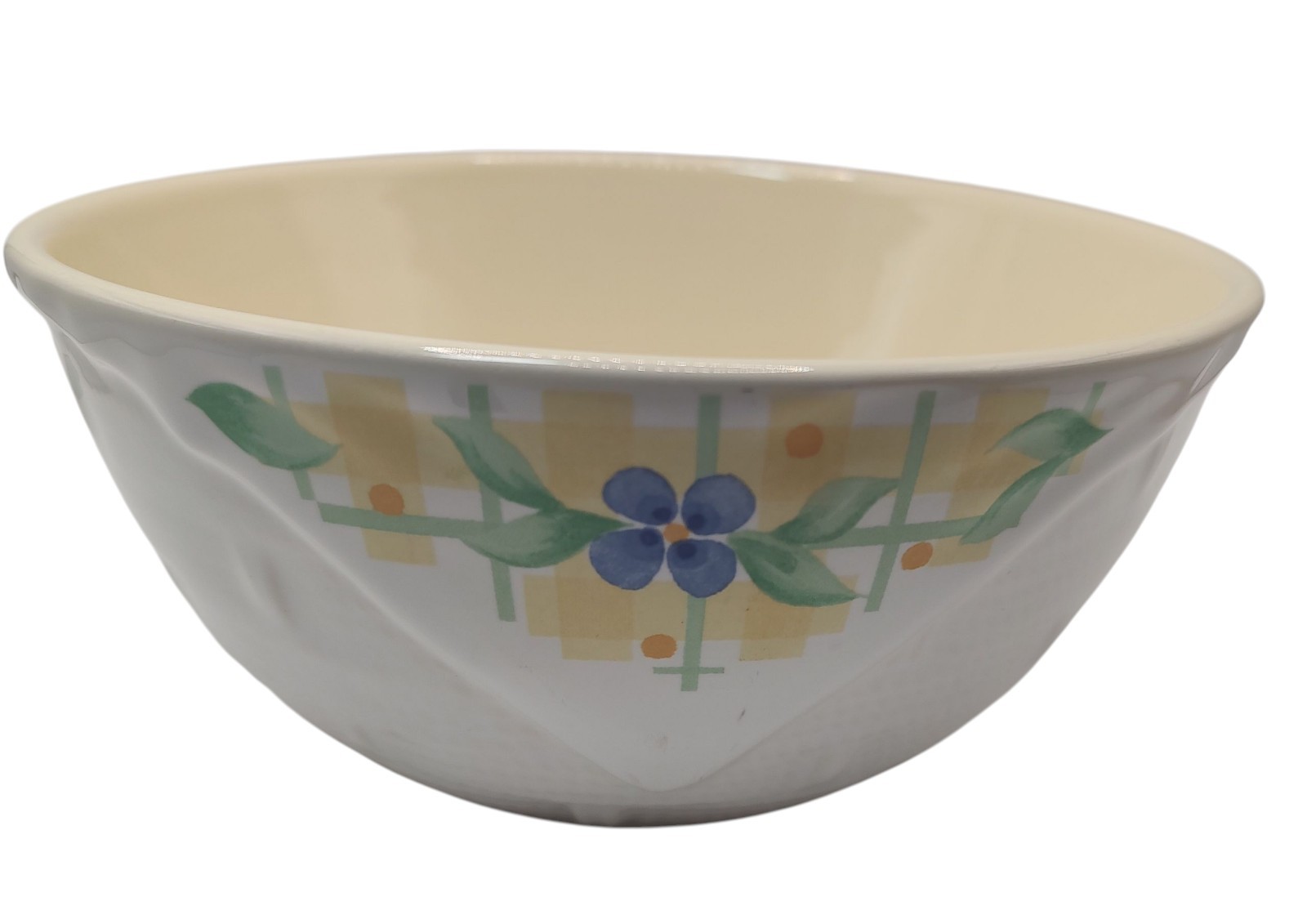 Vintage Pfaltzgraff Serving Bowl Summer Breeze Textured Basket Weave SEE