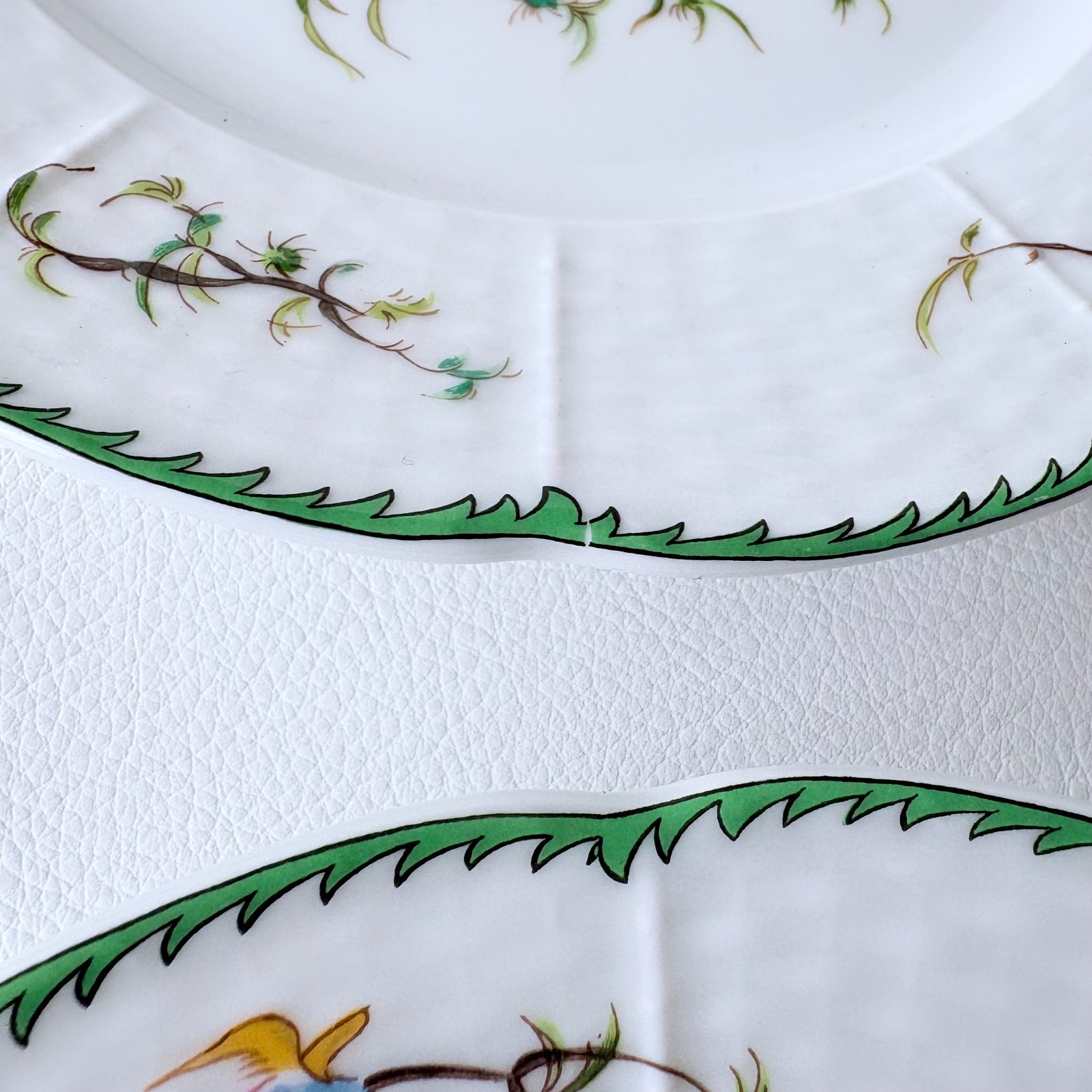 RAYNAUD Limoges SI KIANG Plate Full Set 6 [No.1 – 6] 22cm/8.7″