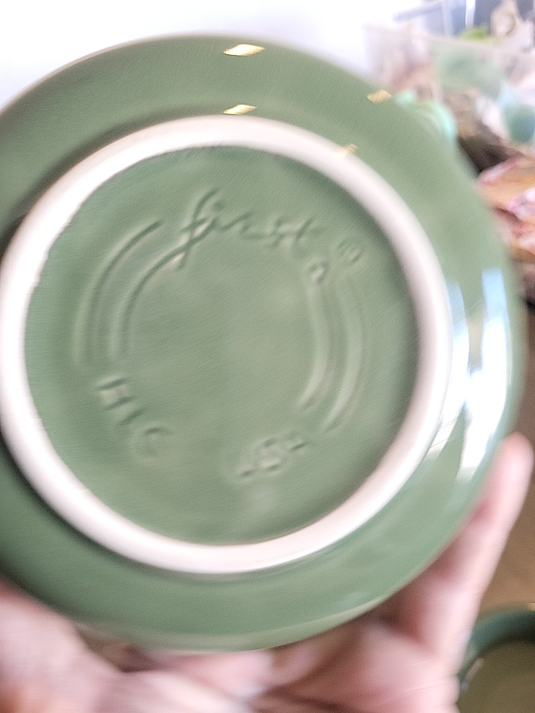 2 HLC Fiesta Dark Green Bowls Soup/Salad/Cereal 7″ Homer Laughlin Fiestaware USA