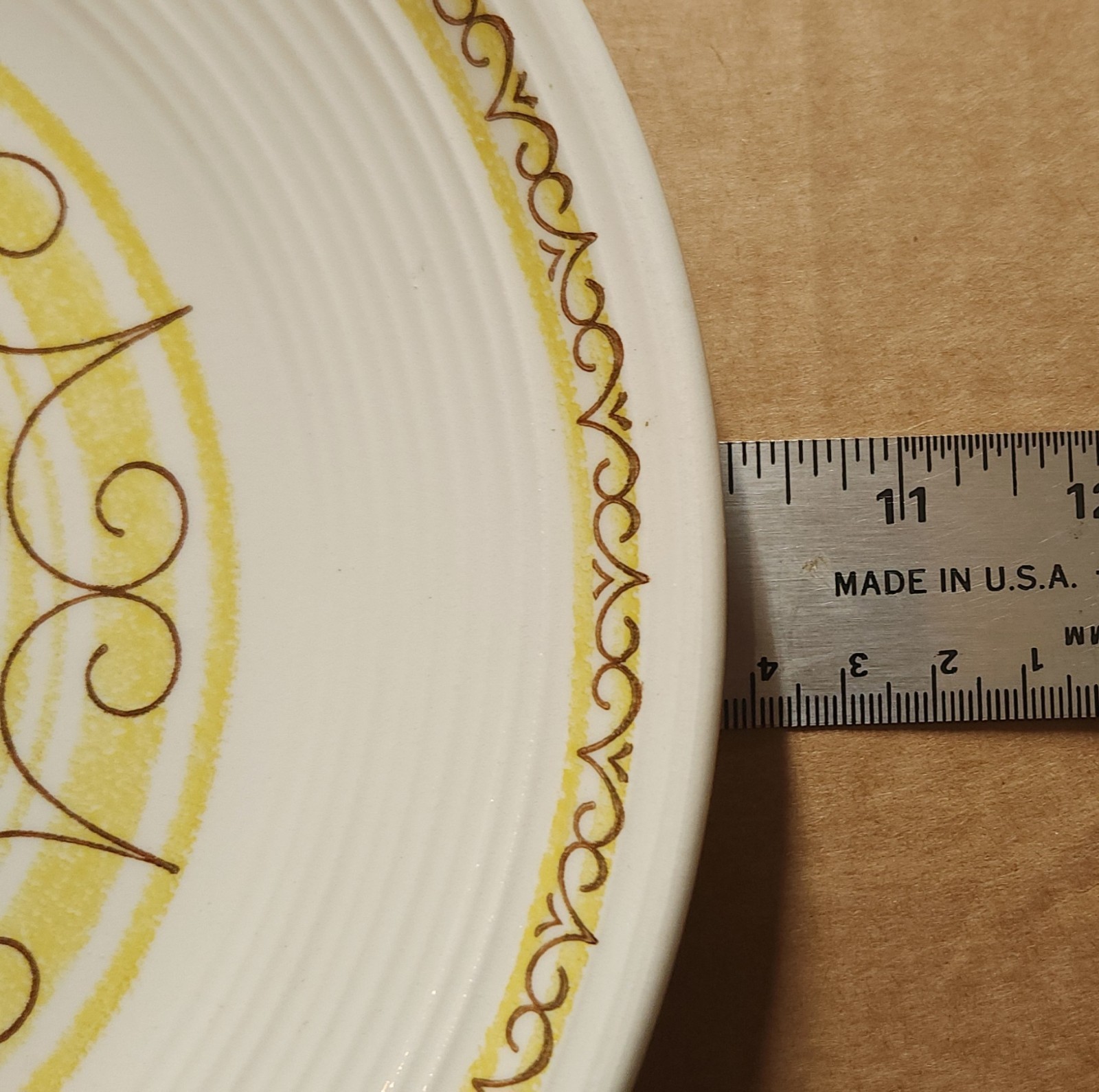 Max Schonfeld Sierra Pattern Ironstone Large Dinner Plate 10.25″