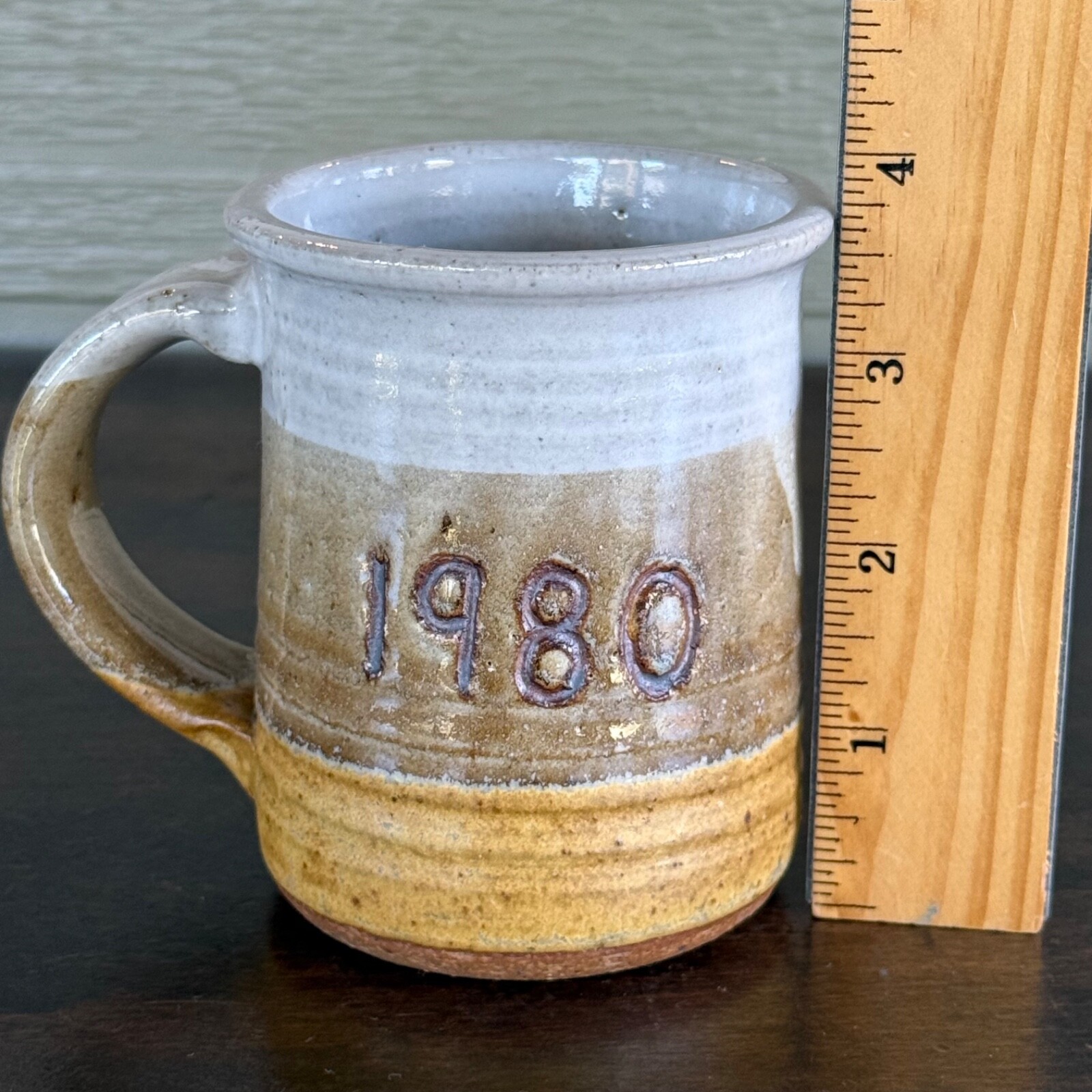 Vintage Barry Jepson Studio Art Pottery Coffee Mug 1980 Beta Sigma Phi Kansas