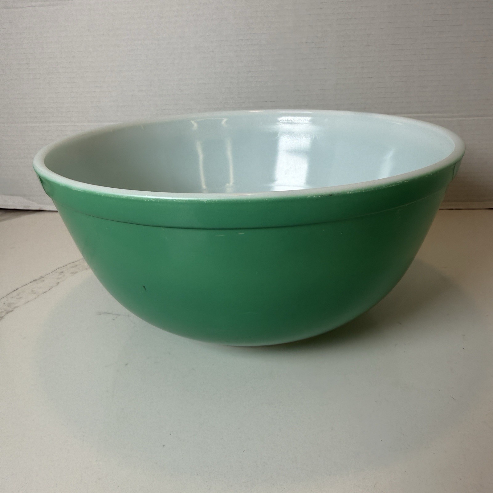 VINTAGE GREEN Pyrex Primary Colors Bowl #403 Nesting Mixing Bowl 2.5 Qt 8.75″
