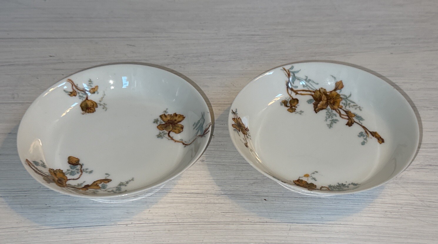 Vintage Haviland Limoges Small Appetizer Dishes (2) 4.25”