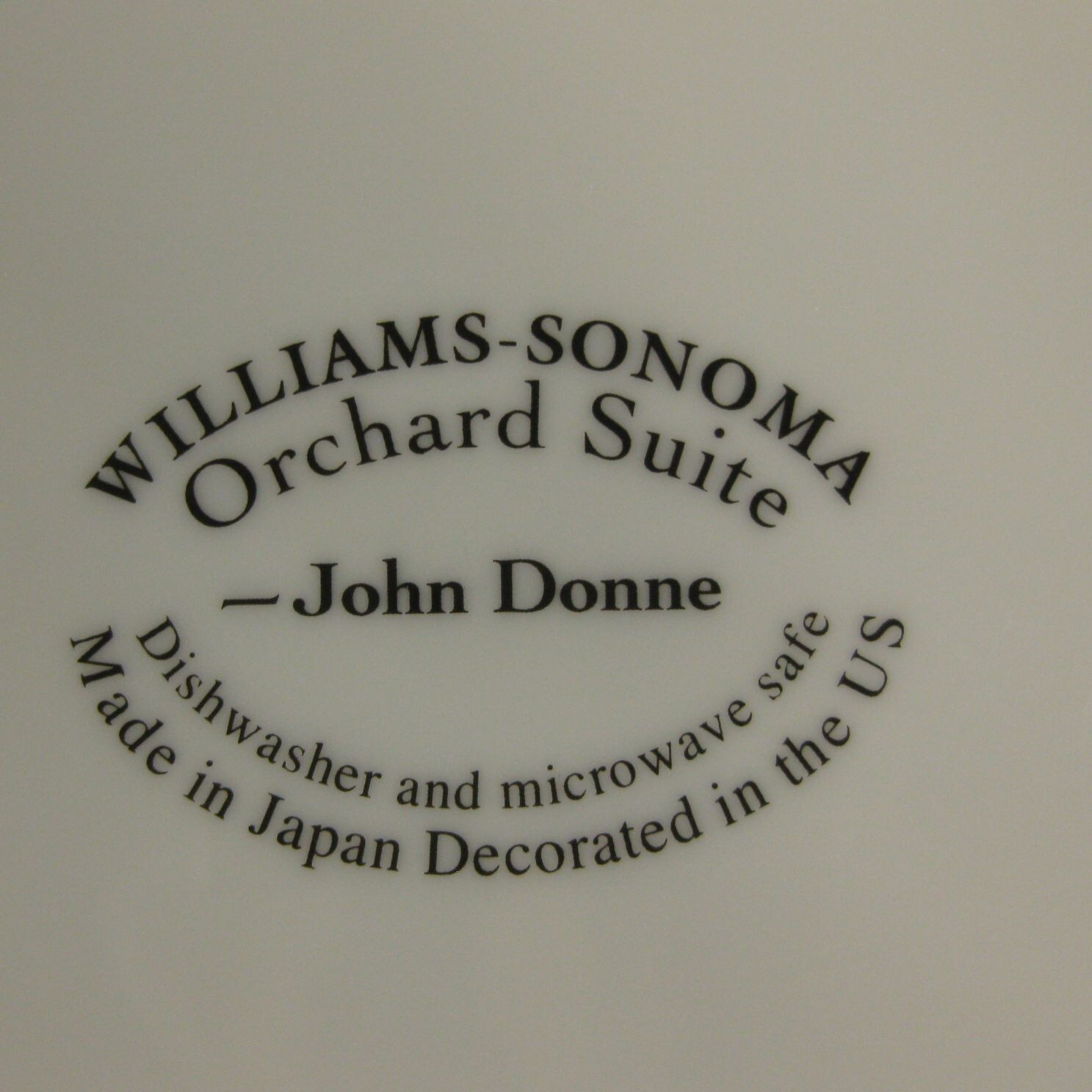 Williams Sonoma Orchard Suite Salad Plate Cherries 8″ John Donne