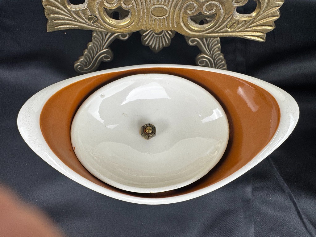 1950s Taylor Smith Autumn Harvest Ever Yours Wheat-Platter, Sugar & Creamer-3pcs