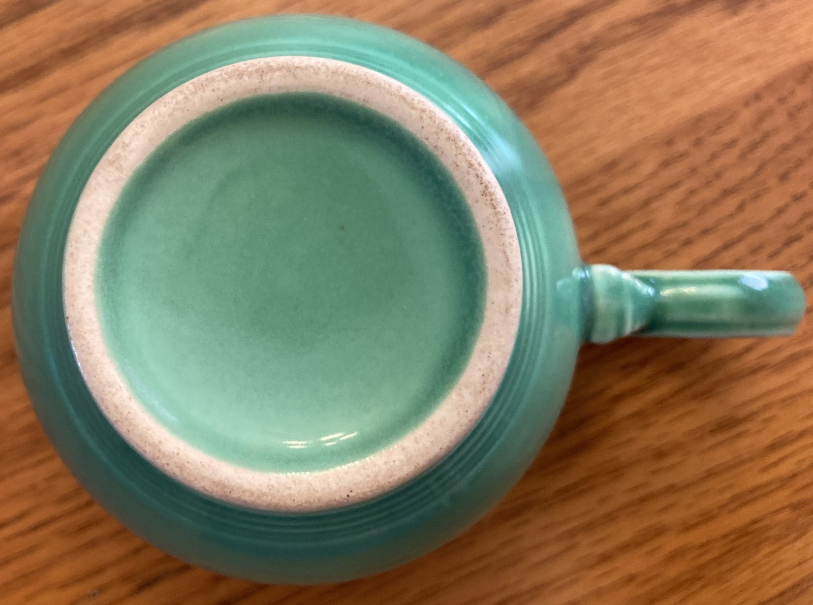 Vintage Fiestaware – Cup and saucer set in original green (exc.) (1936-1969)