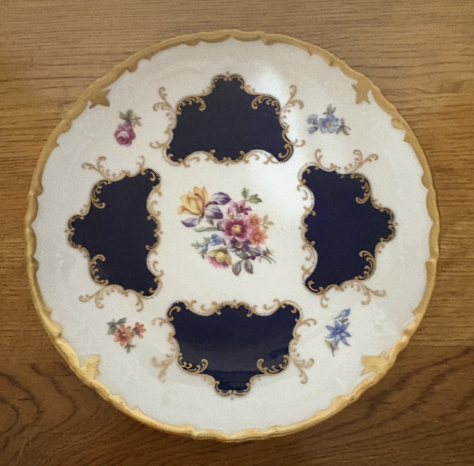 Reichenbach Echt Kobalt Porcelain Plate