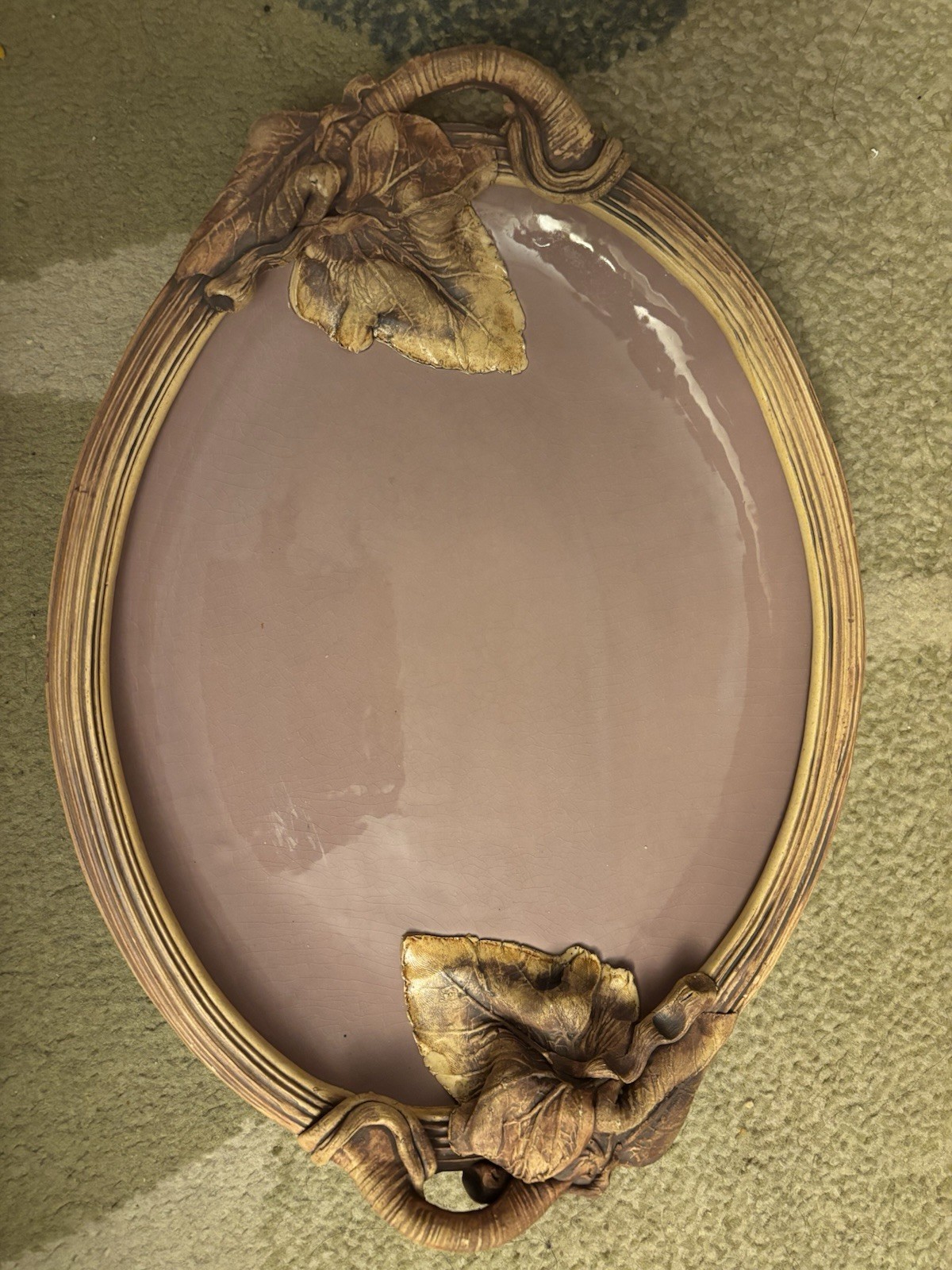 Terrafirma Pink Pottery Tray 1980s