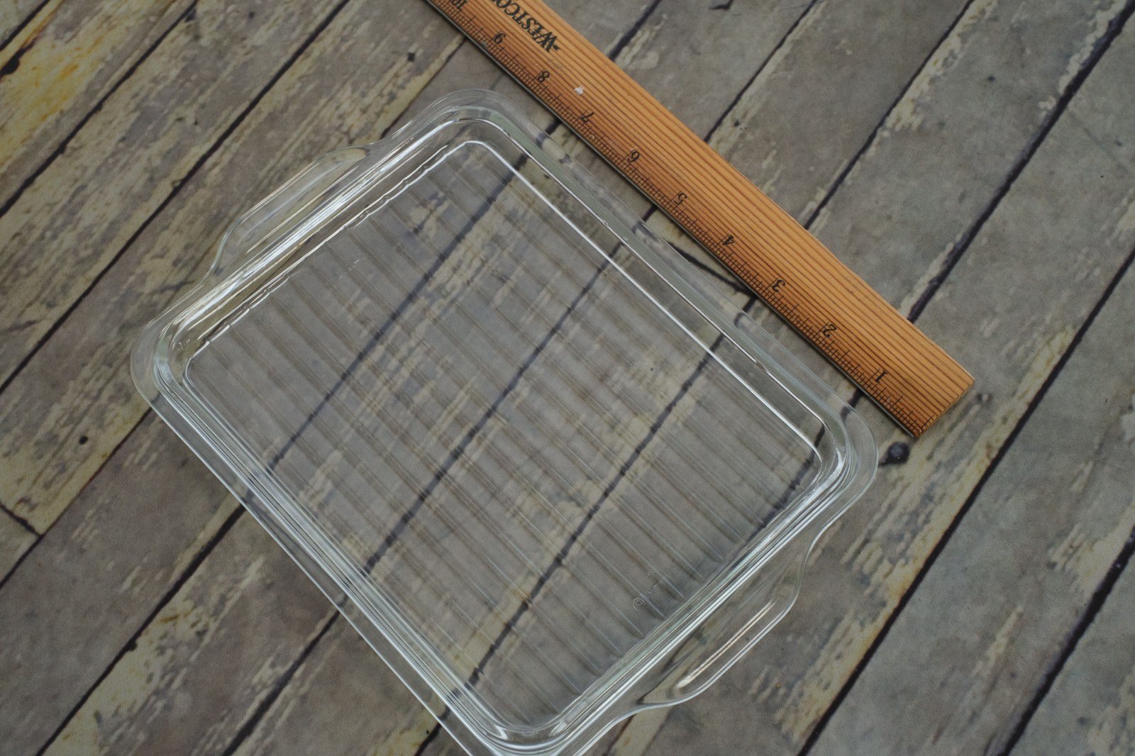 PYREX Clear Ribbed Refrigerator Dish Replacement Lid Only 503-C Vintage
