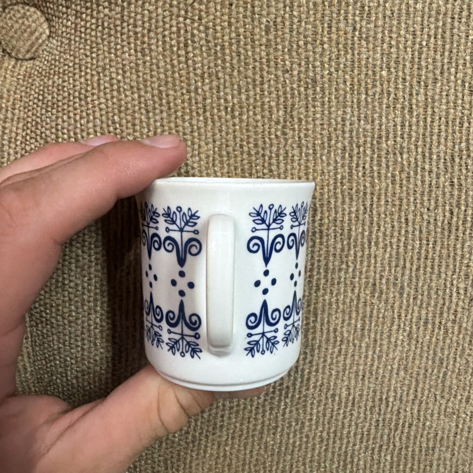 Lot of 2 Vintage MCM Scandinavian Cup & Saucer Sets Norway & Sweden