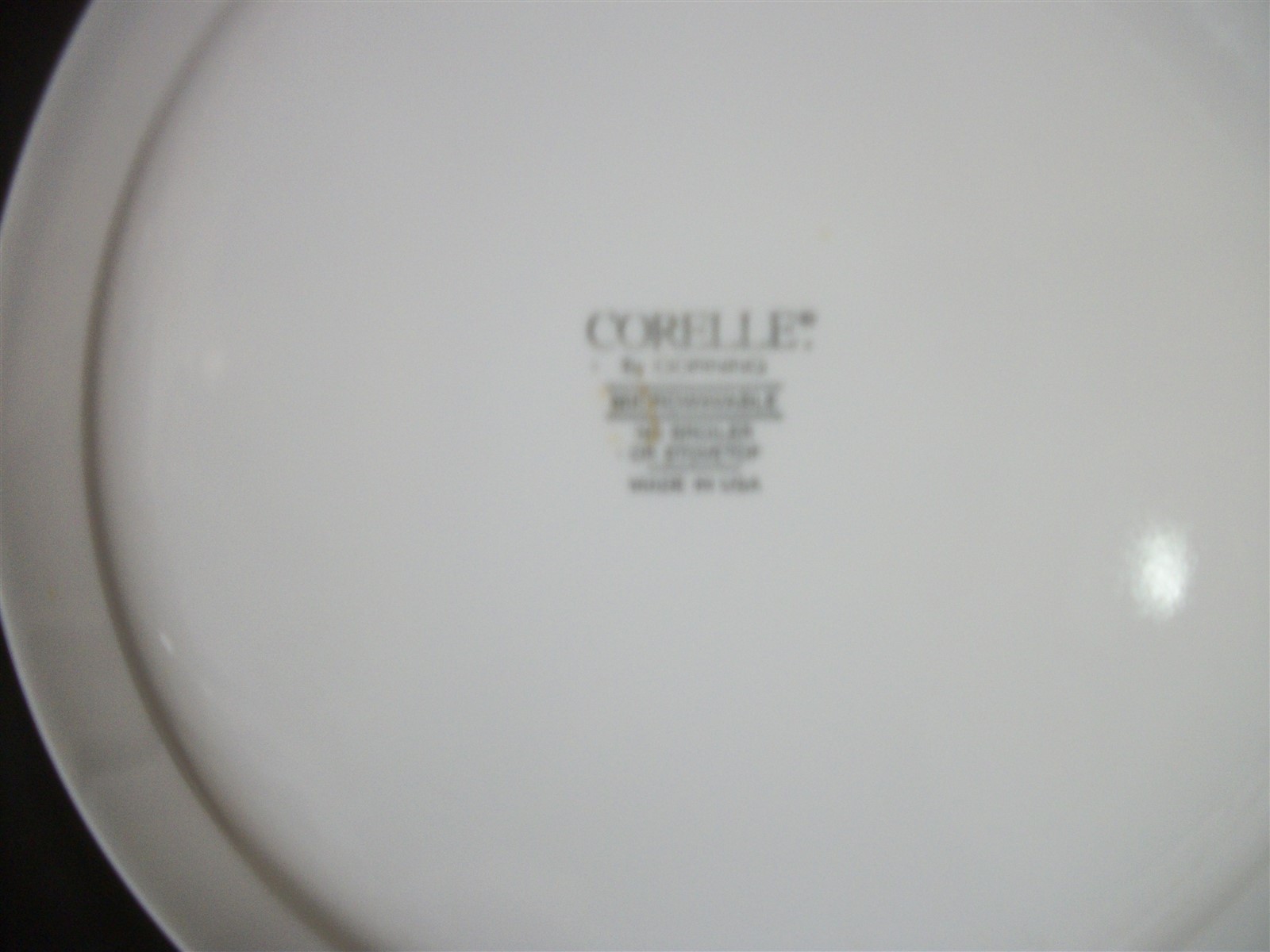 4 Corelle Blue Cornflower Dinner Plates 10 1/4″ by Corning