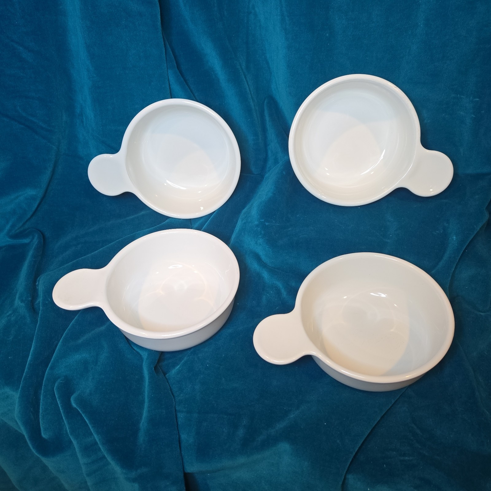 4 Corning Ware Grab It Bowls P-150-B White 15 Oz Range, Oven, Microwave #11180