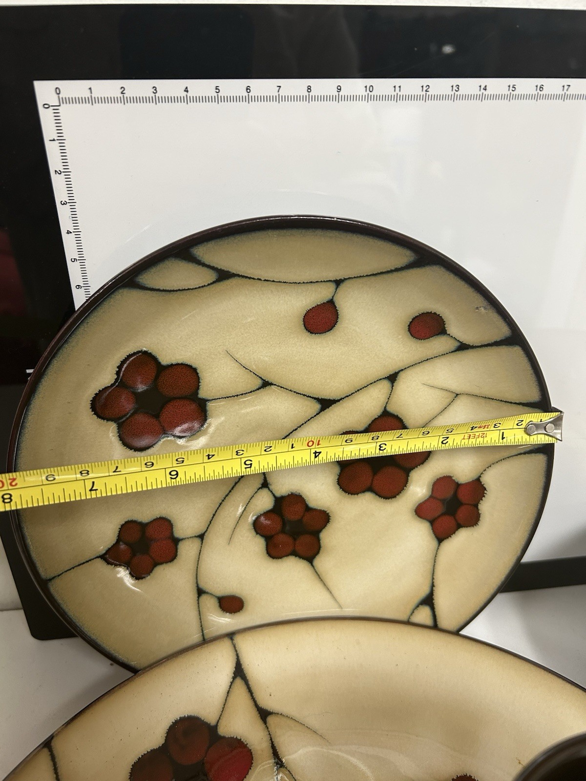 Pfaltzgraff Aster Complete 4 Piece Place Setting. 2 Plates, Bowl, Cup. Floral