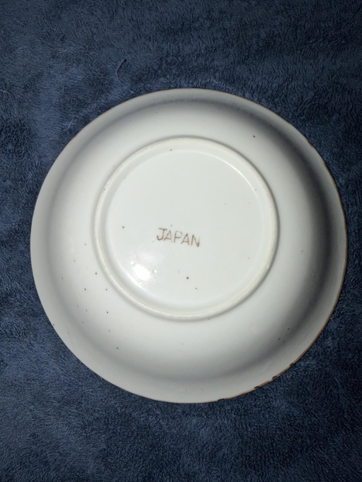 Vintage Otagiri Japan Floral Speckled Stoneware – One Bowl 2″ x 7″