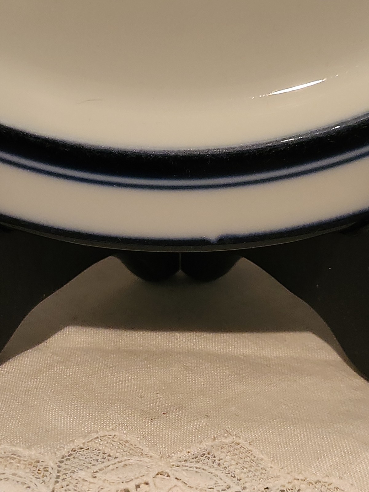 Dansk Christianshaven Blue Bistro Salad Dessert Plates Set of 4 Japan 8 3/4″