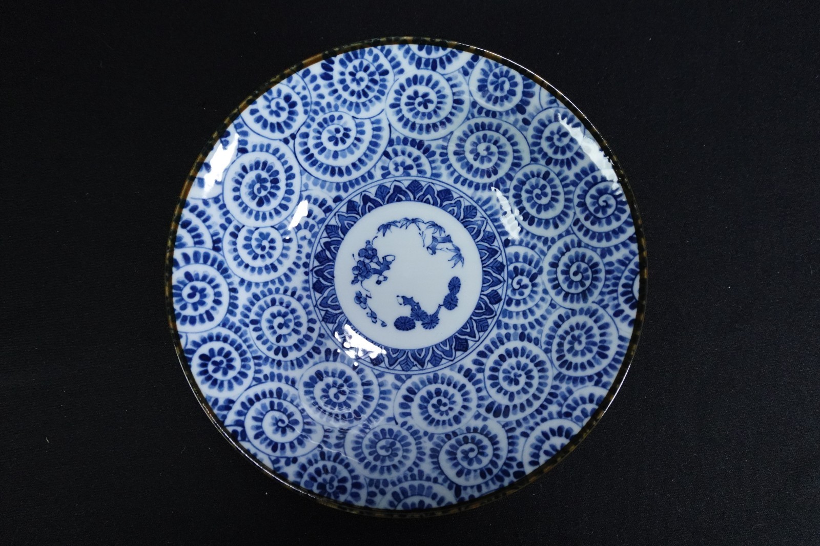 Mixed Lot 4 Blue Floral Yokohama Studio Japanese Rice Ramen Serving Bowls