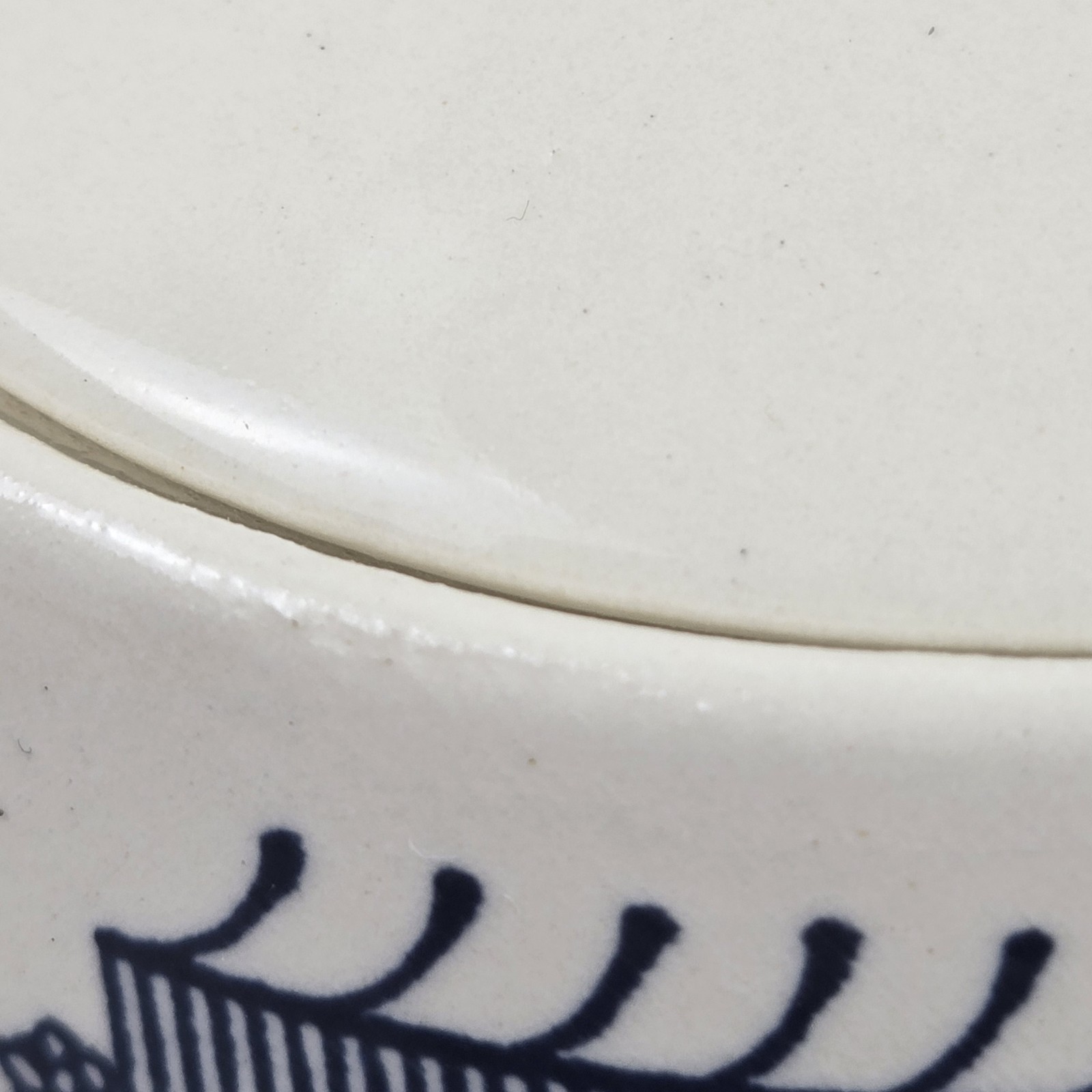 Vintage 1936 Homer Laughlin Shakespeare Country Blue Sugar Bowl w Lid READ