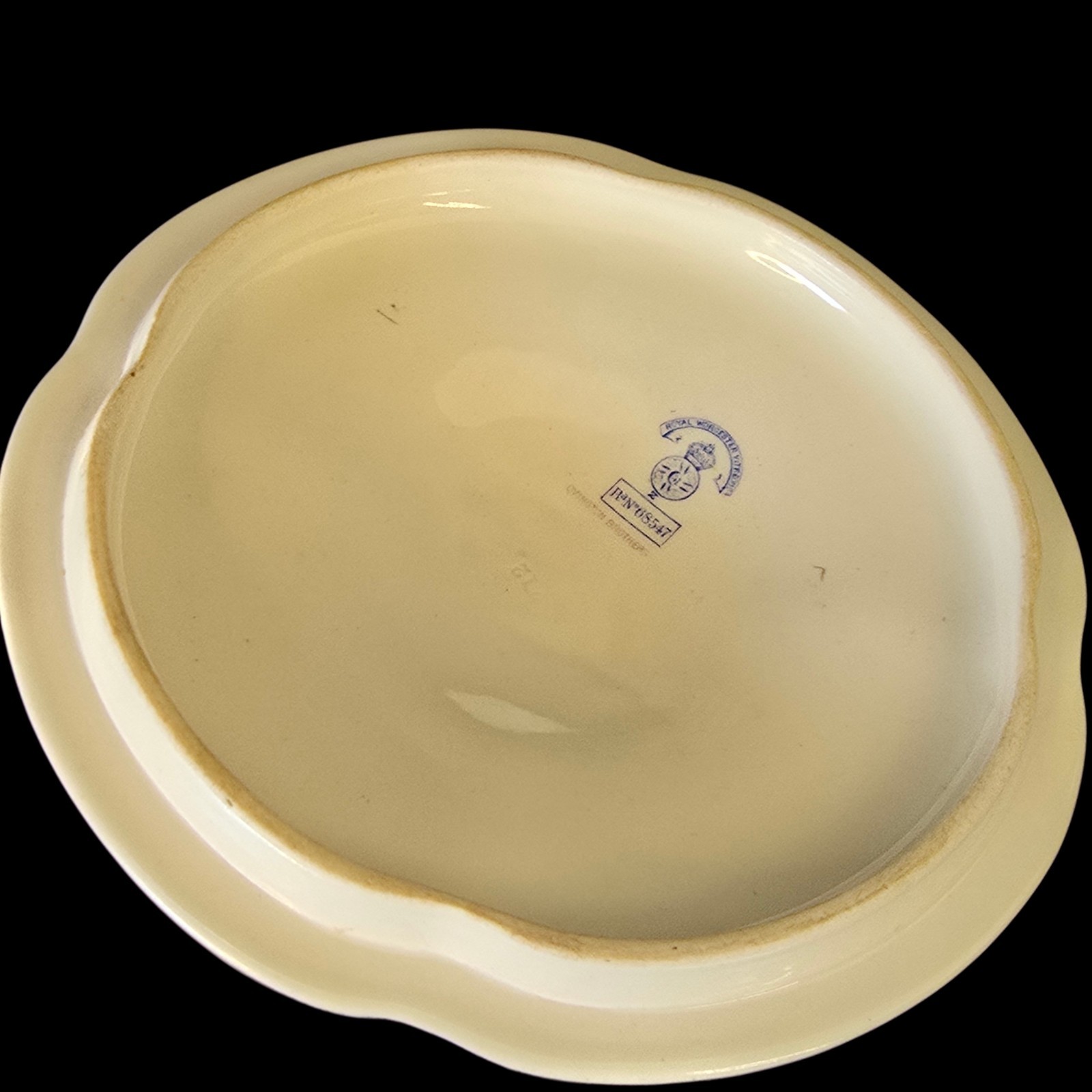 Early Royal Worcester Covered dish Oriental Style Elephand Head Handles Ovington
