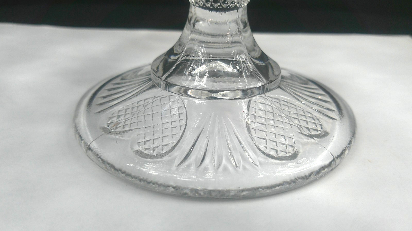 Bryce, Higbee Glass Co, EAPG, Cake Stand, Beaunot, USA, c 1899, ExCd