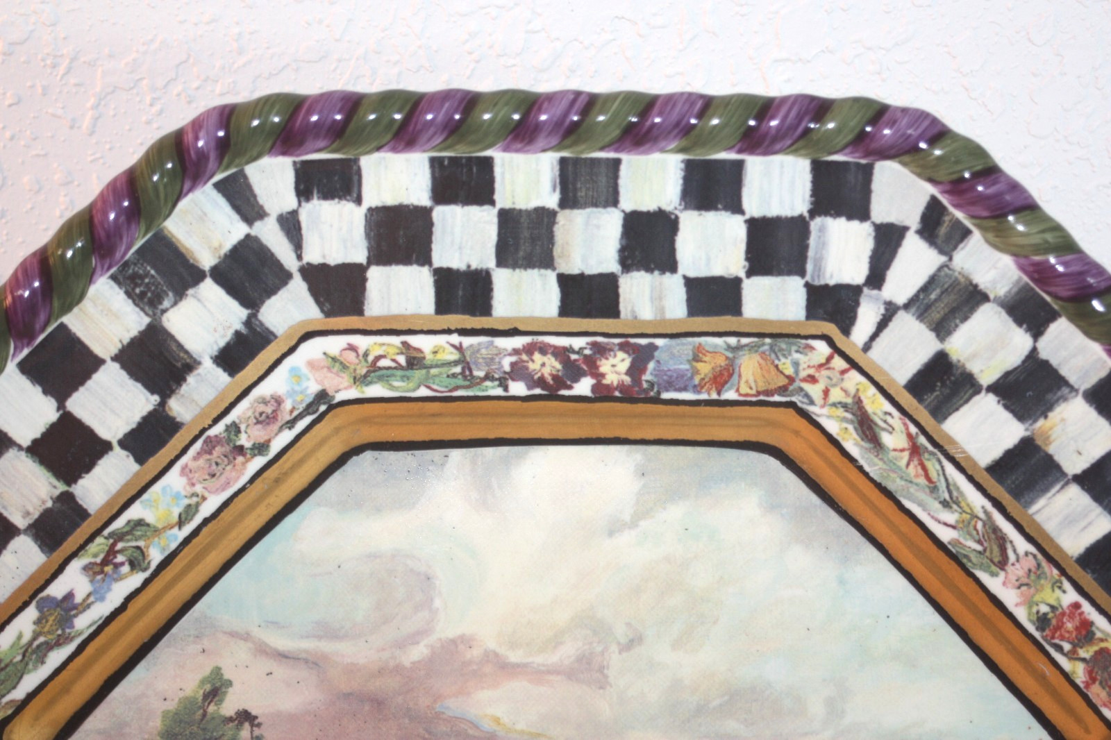 MacKenzie Childs Ltd. – MacLachlan Second Edition – Dinner Plate 11 3/4″
