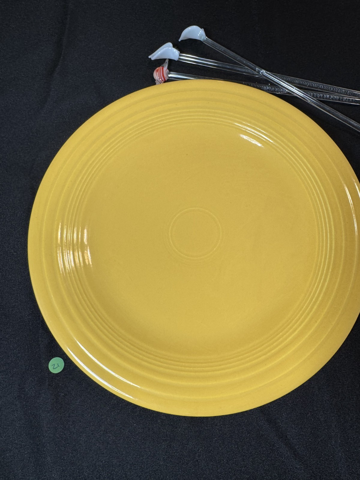 Vintage Fiesta Yellow 10½” Dinner Plate HLC USA Early Backstamp 1986–1992