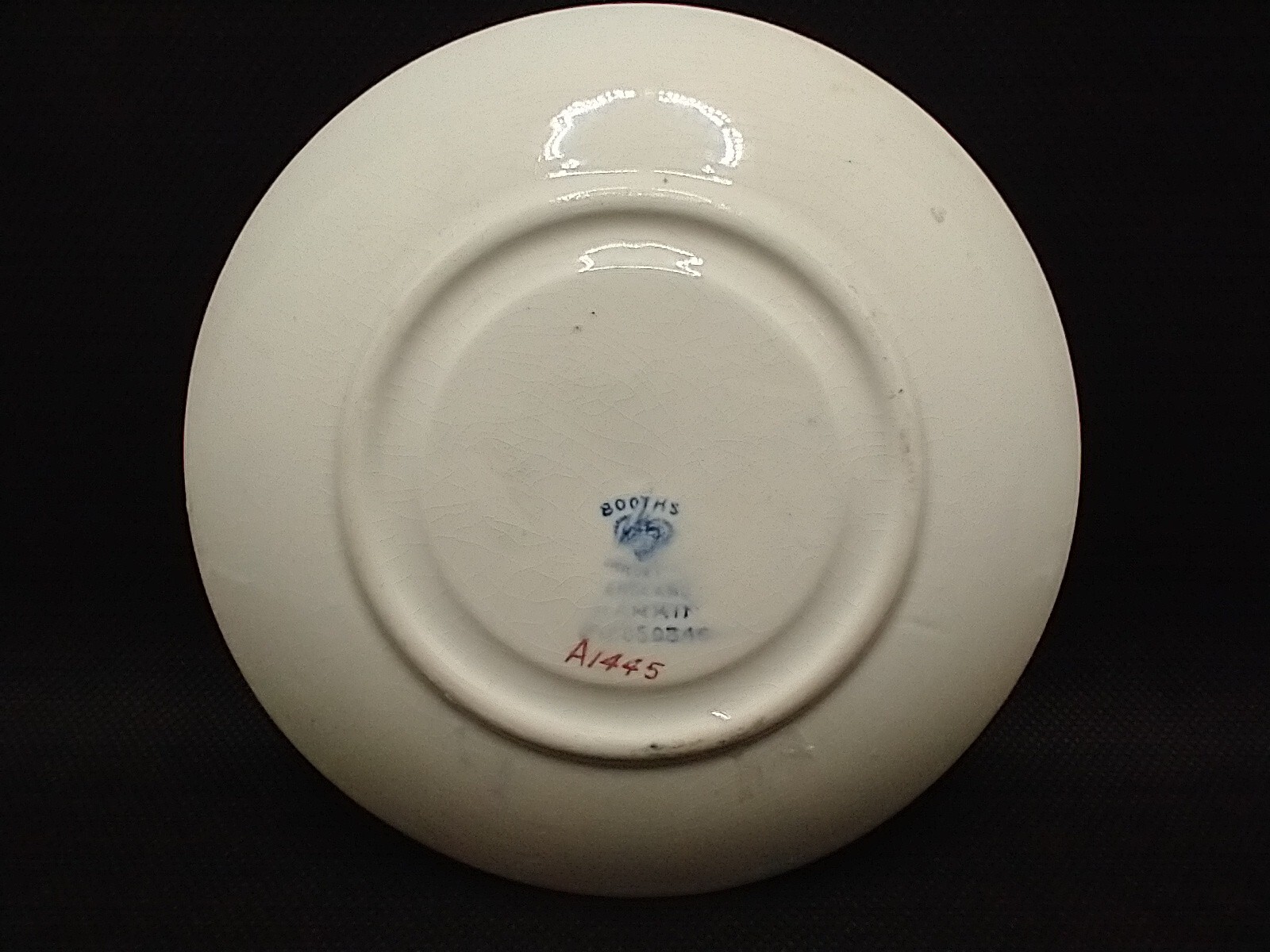 Booths Antique Tea Cup & Saucer Nankin 1445 Floral Pattern England Silicon China
