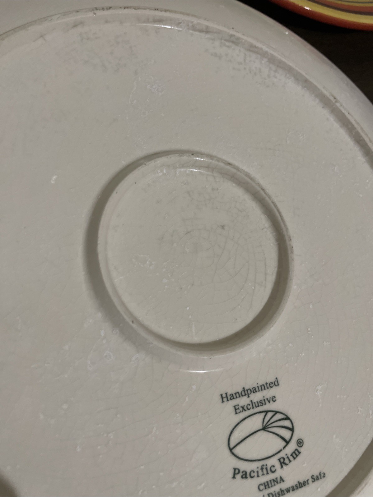 Set of 3 Pacific Rim Santa Fe Rainbow 10.4 in Dinner Plates