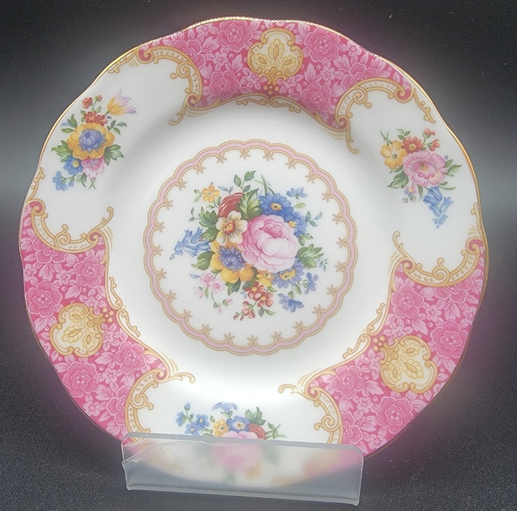 Royal Albert Lady Carlyle Bread Plate 6.25″ Diameter Made in England