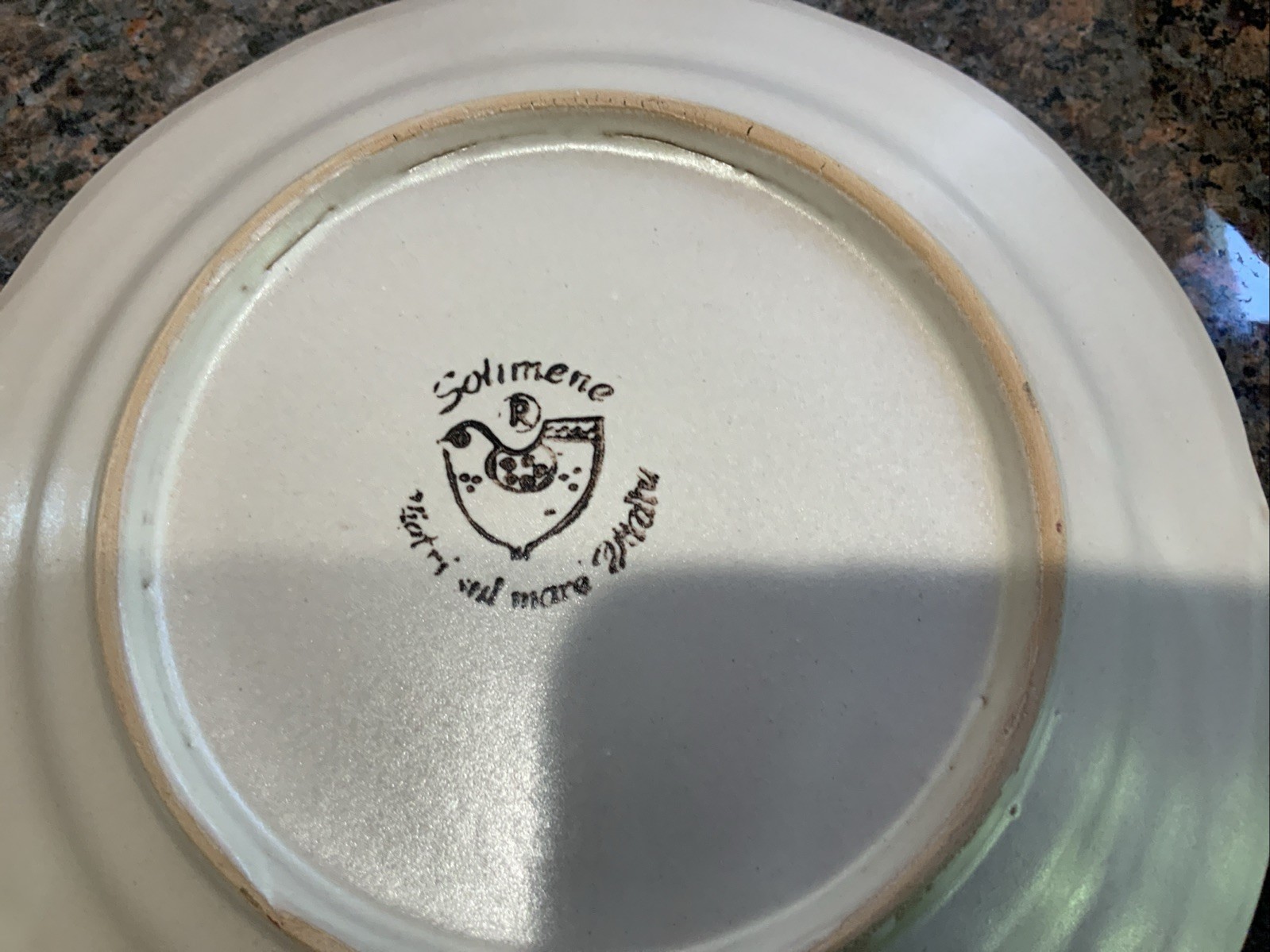 One Campagna Vietri Solimene 8″ Salad Plate Chicken Blue Multiple Available