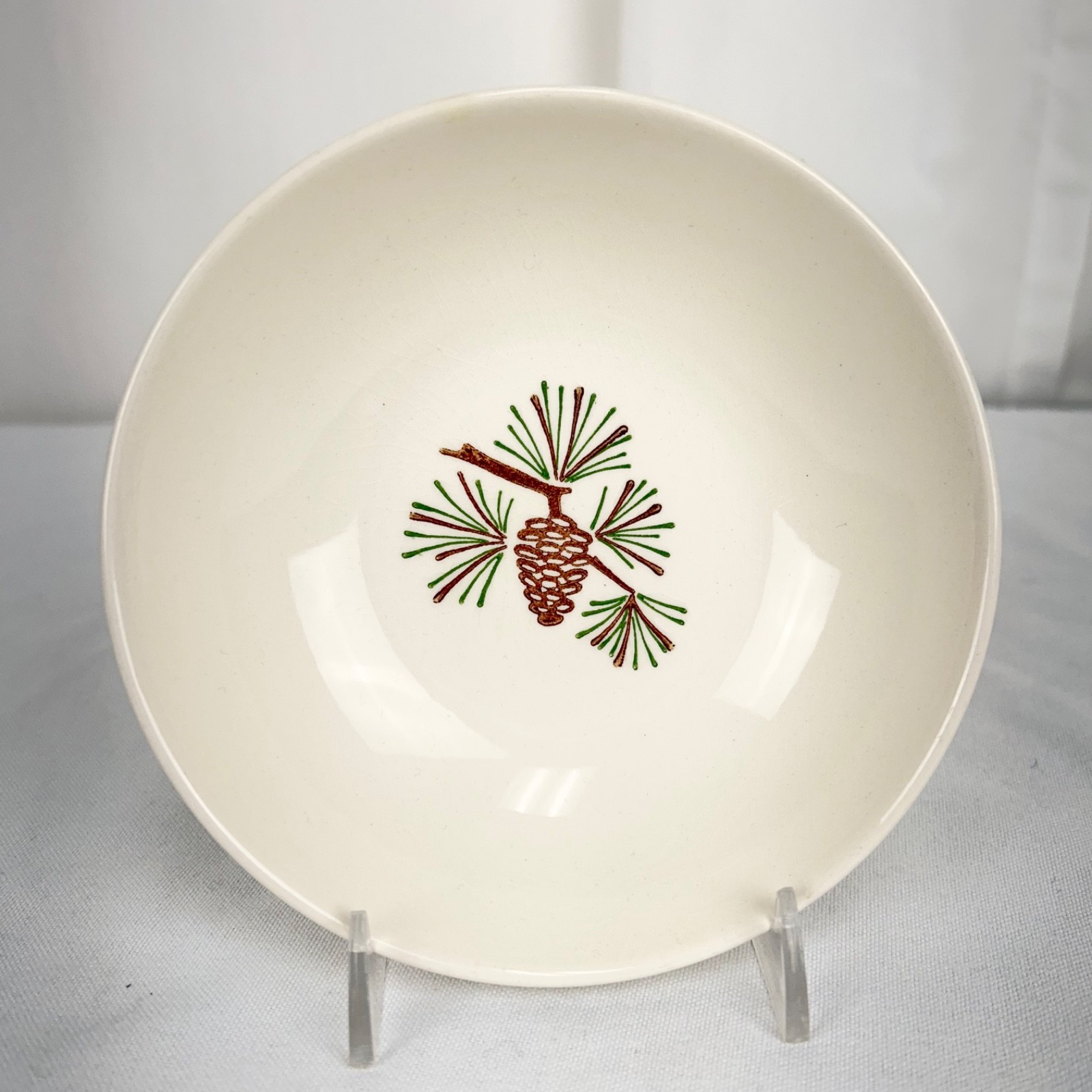 Vintage MCM Stetson Misty Pine 5 1/4 Dessert/Fruit/Berry Bowl -You Pick Quantity