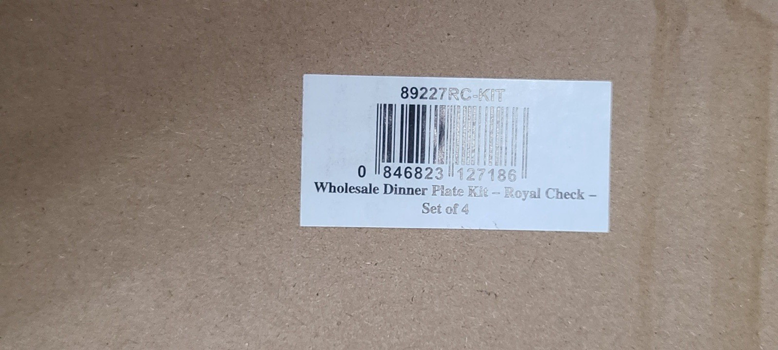 Mackenzie Childs Royal Check Dinner Plate Set Of 4