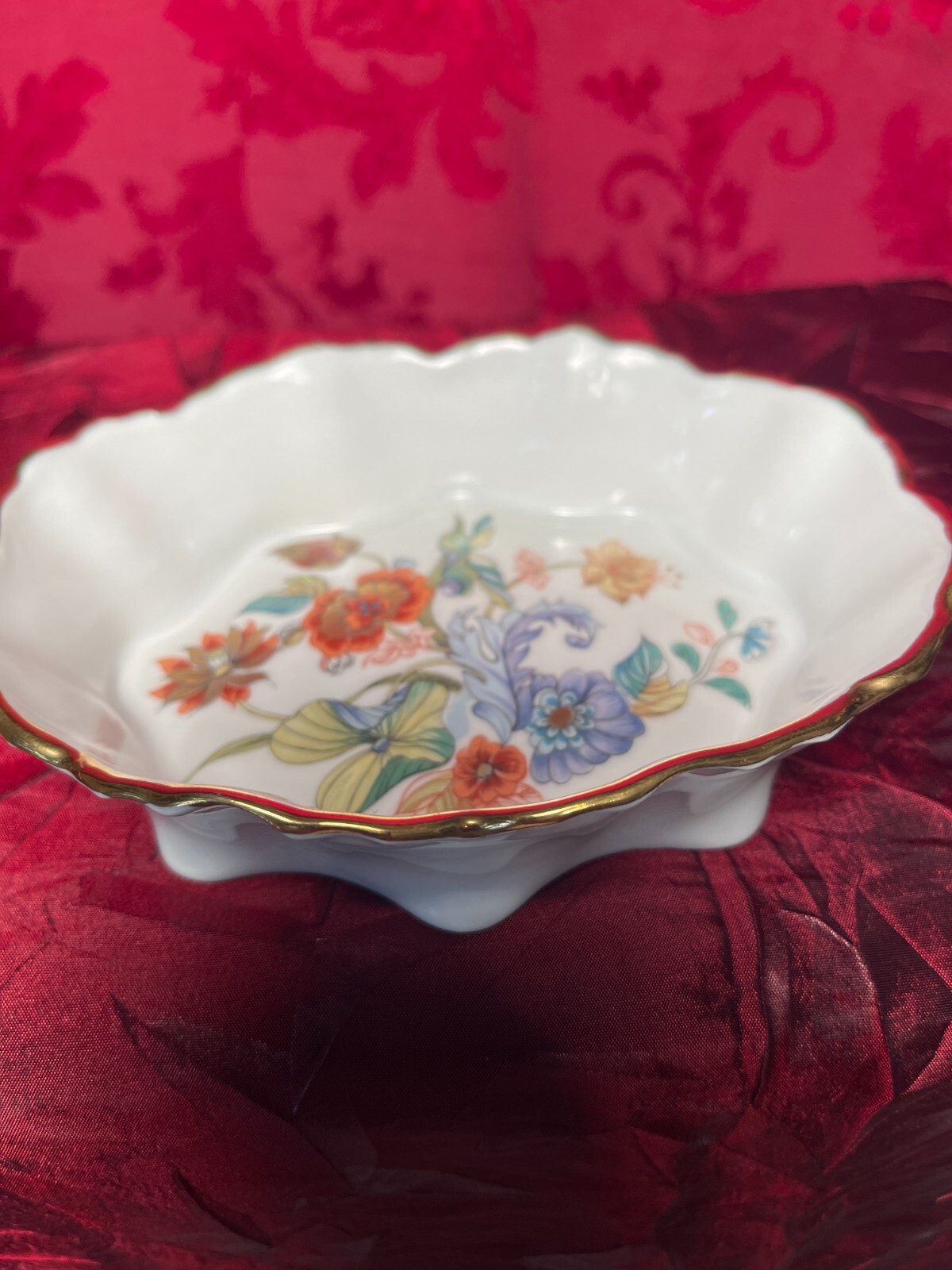 Vintage Haviland Cathey Pattern Nut Dish Limoges France Signed by Haviland